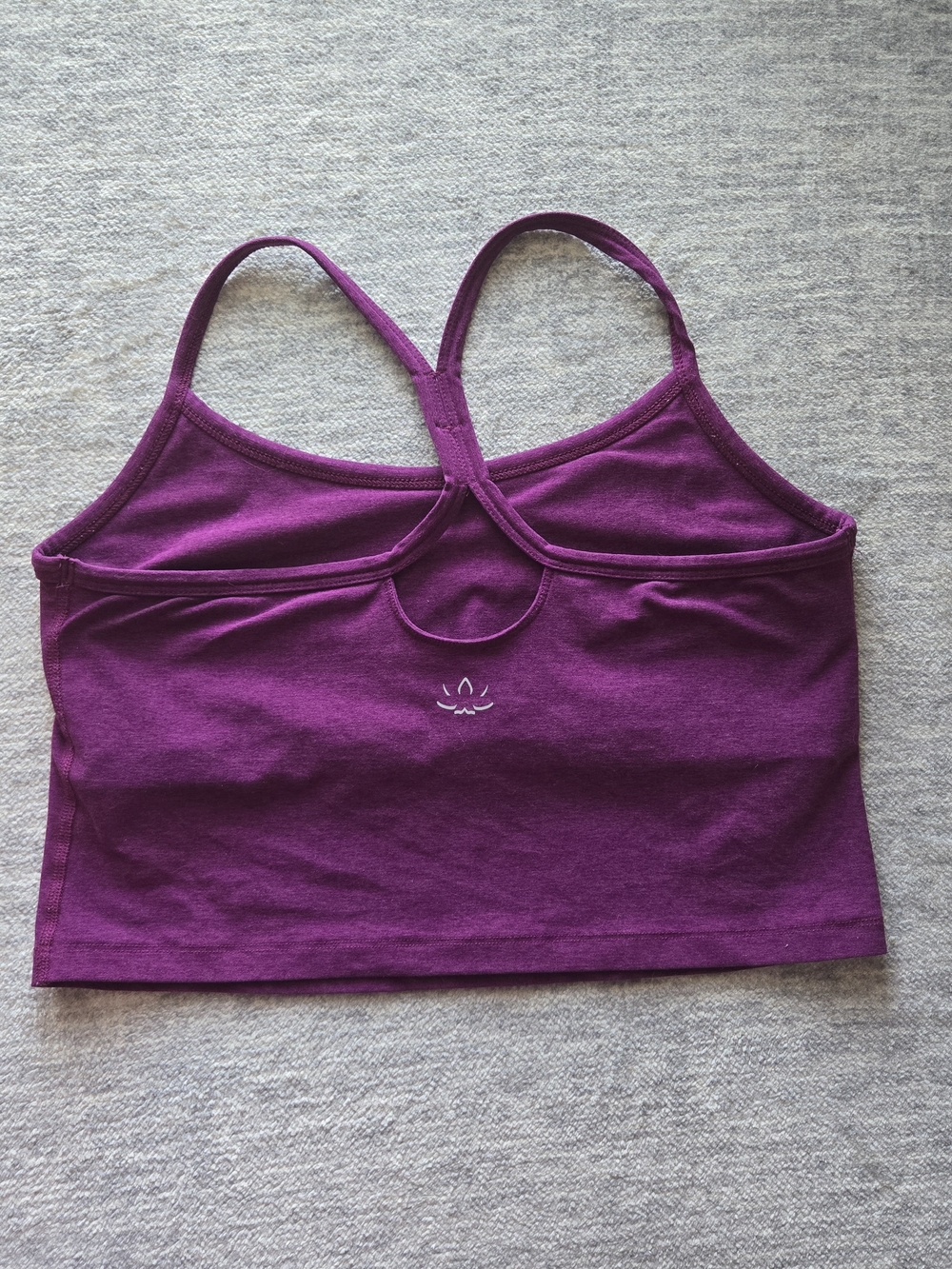 Beyond Yoga Magenta Cropped Tank Top Size XL - Picture 3 of 5